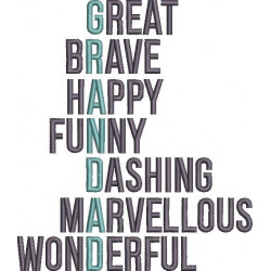 Love Granded Word Art