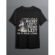 Bucket List Funny Unicorn Quote