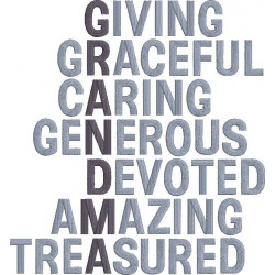 Love Grandma Word Art