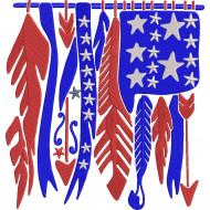 American Feather Flag
