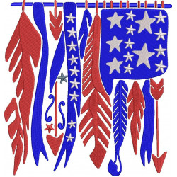American Feather Flag