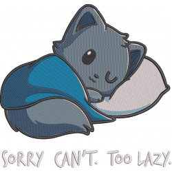 Sorry Cant Too Lazy