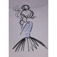 Girl Drinking Tea