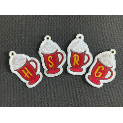 School of Witches and Wizards Themed Key Fobs Collection
