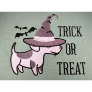 Trick or Treat Witch Dog