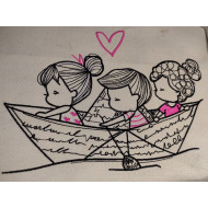 Boat Embroidery Pattern