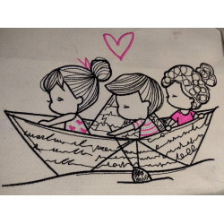 Boat Embroidery Pattern