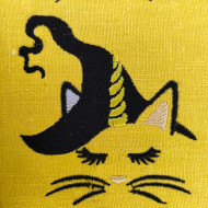 Unicorn Cat Witch Face 