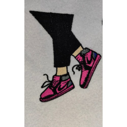 Girl In Sneakers