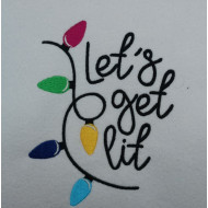Let's Get Lit-Cross stitch
