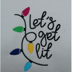 Let's Get Lit-Cross stitch