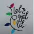 Let's Get Lit-Cross stitch