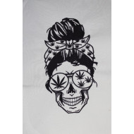 Weed Mom Skull