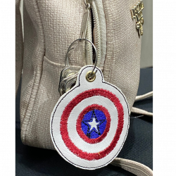 Shield Man Key Fob