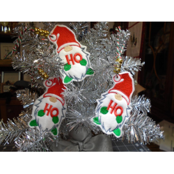 Christmas Santa Hat Gnome Patch