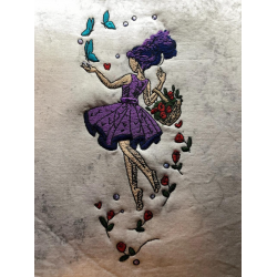 Girl With Flowers