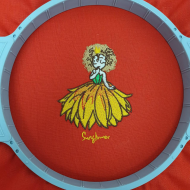 Sunflower Flower Girl