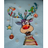 Colourful Christmas Reindeer