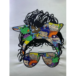 90's Mom Rugrats Messy Bun