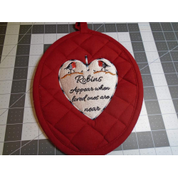 Robins Appear Heart Quote