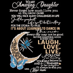 To My Amazing Daughter