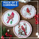 Cardinal Charm Pack of 3 Design Cardinal Charm Pack of 3 Design