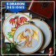 Dragon Lovers Pack of 6 Embroidery Designs Dragon Lovers Pack of 6 Embroidery Designs