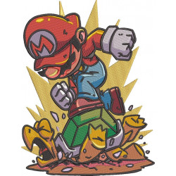 Adventurous Plumber Smash Turtle
