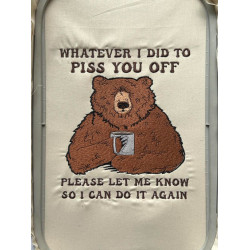 Do it Again Funny Bear Quote
