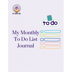 Monthly To Do List Journal 