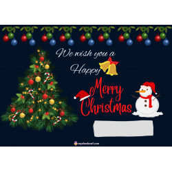 Merry Christmas Printable Cards in 3 Shades