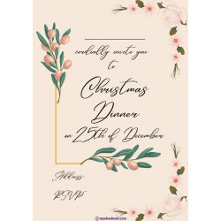 Christmas Invitation Printable Cards