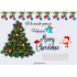 Merry Christmas Printable Cards in 3 Shades