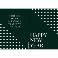 New Year Foldable Printable Cards