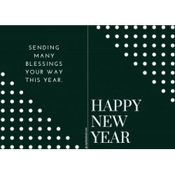 New Year Foldable Printable Cards