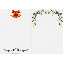 Merry Christmas Foldable & Happy New Year Printable Cards