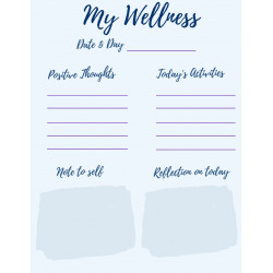 Wellness Journal & Wellness Tracker Ebook
