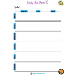 Meal Planner and Budget Planner Printable 