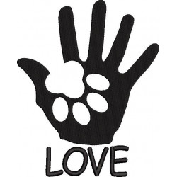 Love Paw Hand