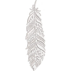 Feather Embroidery Design