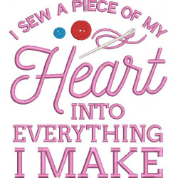 I Sew a Piece of My Heart