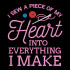 I Sew a Piece of My Heart