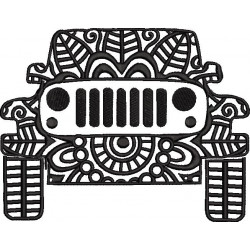Jeep Mandala Design