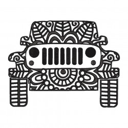 Jeep Mandala Design