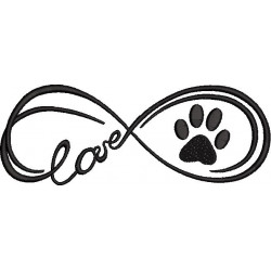 Infinity Love Paw