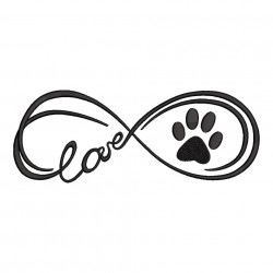 Infinity Love Paw