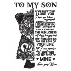 To My Son Design