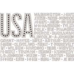 US President Name 1797-2021