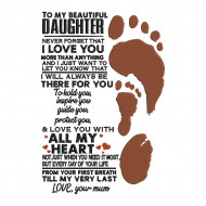 To My Beautiful Daughter
