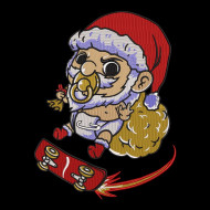 Baby Santa Skating